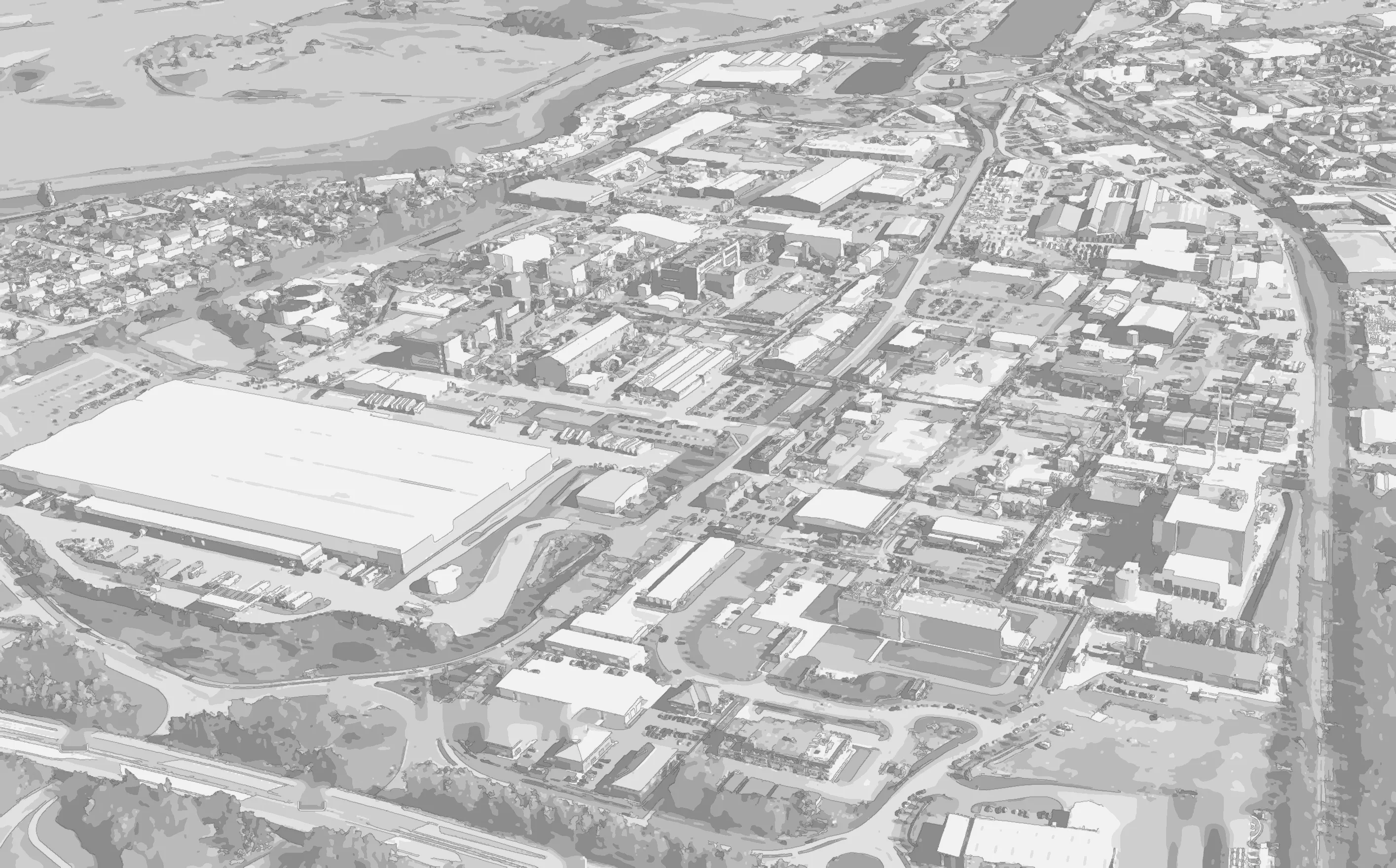 Site plan of the Earls Gate Innovation Complex in Grangemouth with the development plots