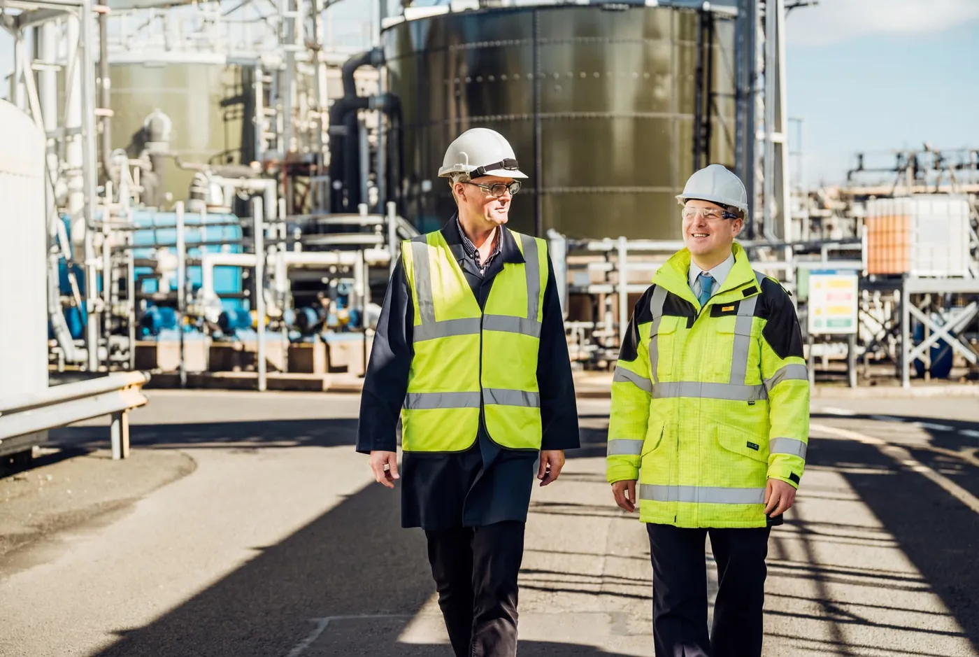Earls Gate Waste Treatment team on site